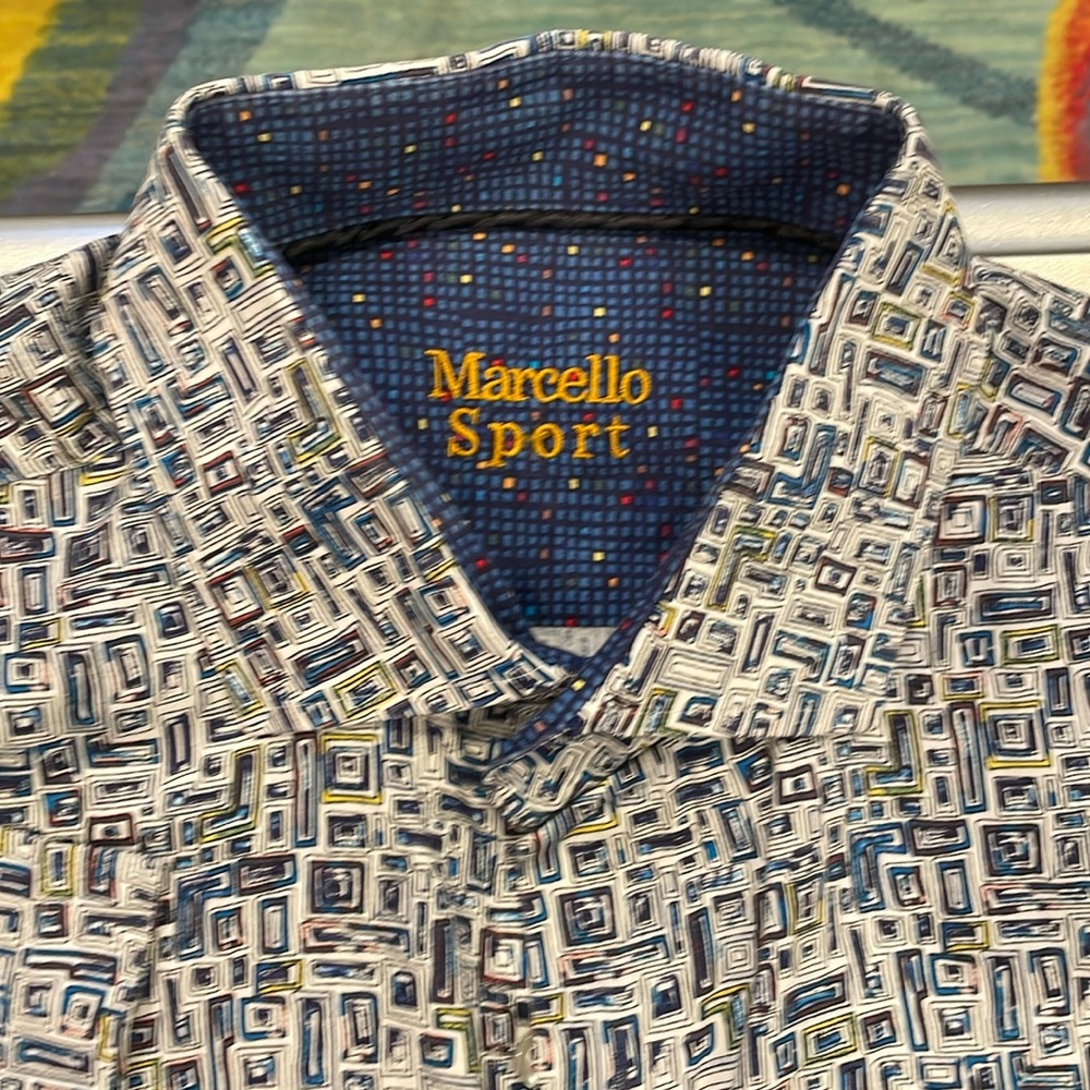 Marcello sport short sleeve button up shirt